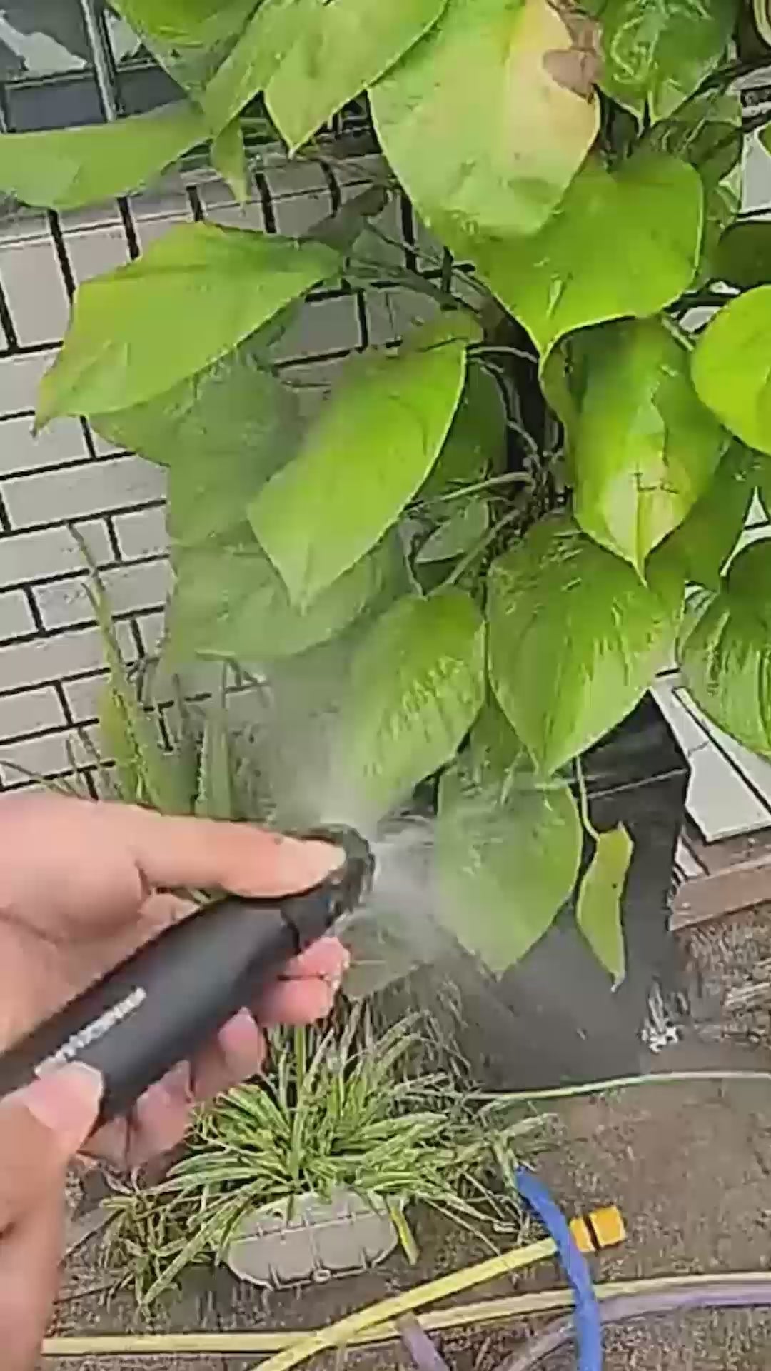 Portable High Pressure Washing Water Nozzle (Black)